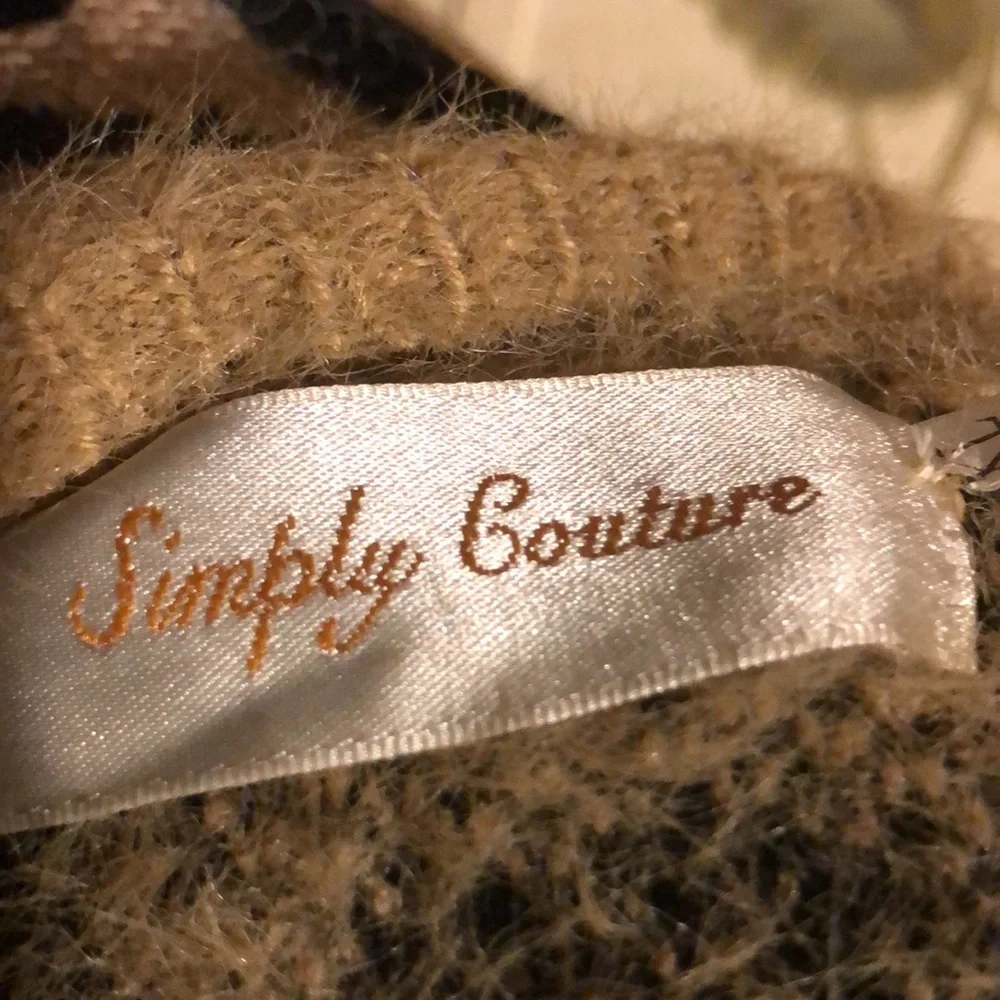 Simply Couture Cozy Leopard Oversized Cardigan Sweater Button Up - Picture 9 of 11